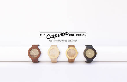 Worlds First Soft and Flexible Wooden Wrist Watch by Analog Watch Co.