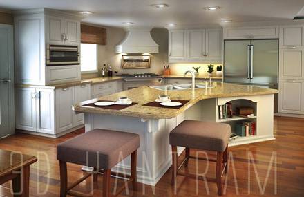 3D Kitchen Interior design