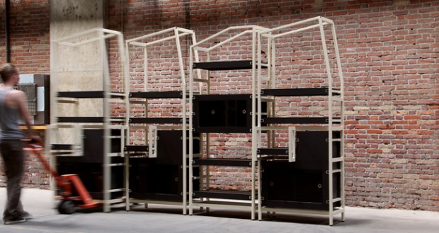 Double Faced Shelving by Daphna Laurens