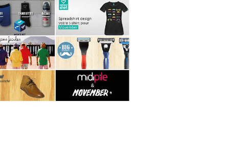 Le site de découverte de tendances Midipile célèbre Movember avec sa sélection des must have à porter tout le mois de novembre.