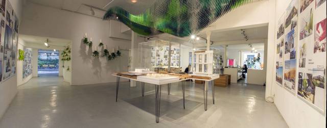 Scénographie d'exposition s&aa par fÃlsom – fubiz media Inspiration Vegetal plafond