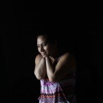 Angelica Maribel Murillo poses for a photograph at her home in the La Nueva Australia neighbourhood in Tegucigalpa