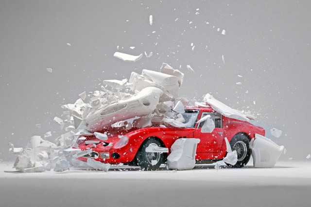 Coches despiezados Exploded Cars Fabian Oefner