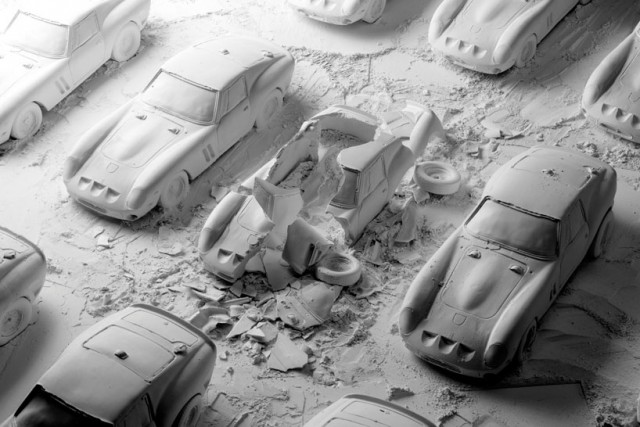 Coches despiezados Exploded Cars Fabian Oefner