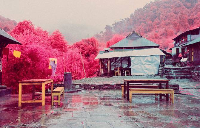 Infrared Photography of Nepal