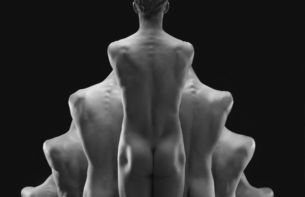 Optical Illusions with Naked Bodies