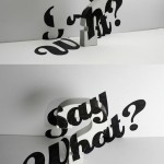 3D Typography by Lex Wilson 5