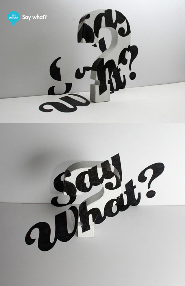 3D Typography by Lex Wilson 5