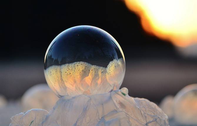 Frozen Bubbles Photography