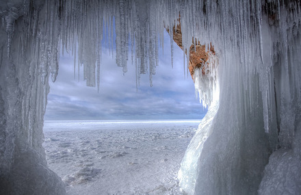 Frozen Photography in Lake Superior