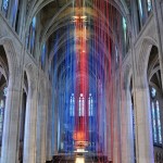 Graced With Light Installation in San Fransisco Cathedral 2