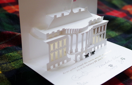 Pop Up Christmas Card from White House
