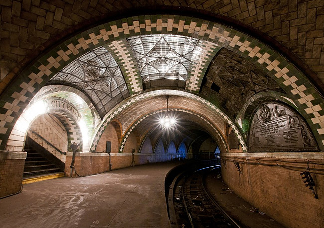 10 disused subway station in New York City