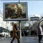 Artist Replaces Billboard Ads with Classic Art in Paris-4