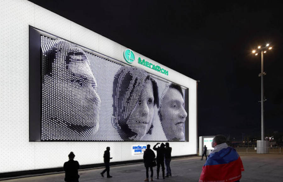 Giant 3D Selfies In Sochi