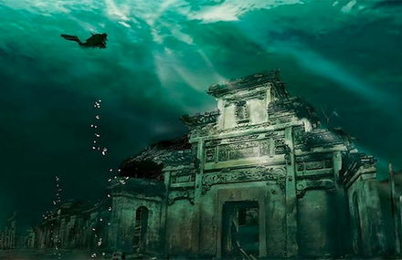 Lost City found Underwater in China