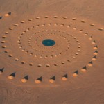 Monumental Land Art Installation in the Sahara 3