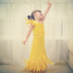 Paper Dresses by 4-Year Old Girl 2