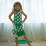 Paper Dresses by 4-Year Old Girl 8