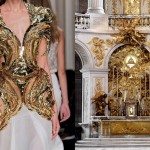 Valentin Yudashkin RTW Spring 2014 | Chapel of the Palace of Versailles in France photographed by Maximillian Puhane