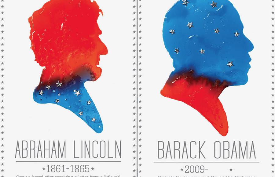 Infographic Portraits of Jelly Presidents