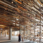 2000 Flying Pieces of Wood Suspended Building2