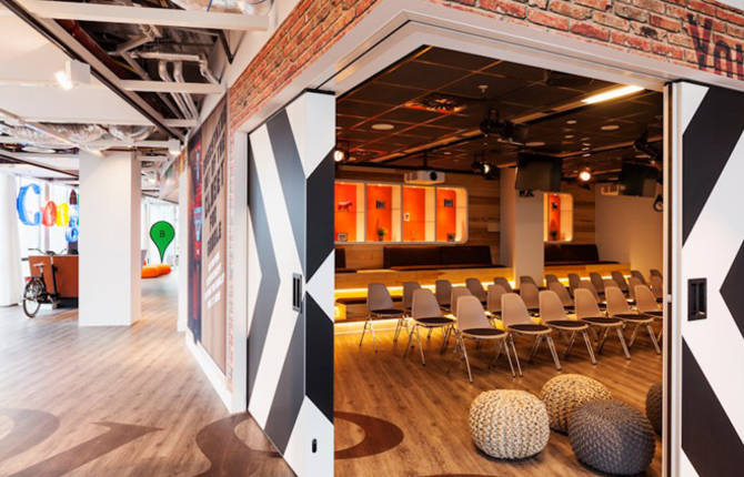 Inside Google Office in Amsterdam