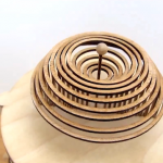 Water Imitated by a Wood Automaton 4