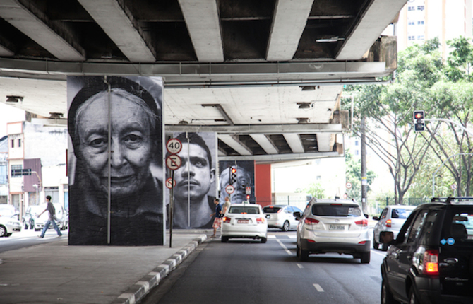 Street Art Portraits in Sao Paulo