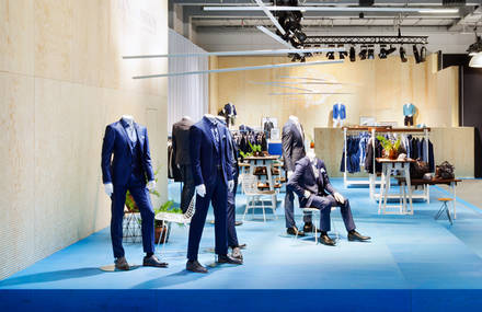 Trade fair stand for fashion brand ‘Roy Robson’ on Panorama Berlin, July 2014