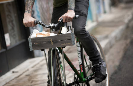 Gothamcargo wooden bicycle baskets
