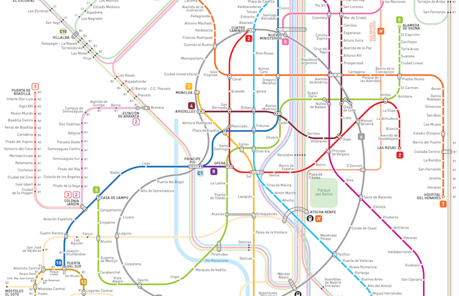 Simplified Subway Maps
