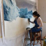 Pastel Icebergs by Zaria Forman 5