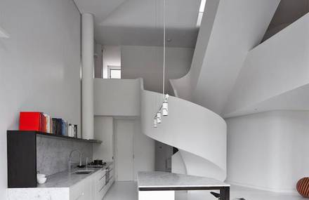 Butter Factory Transformed Into Sculptural Apartment