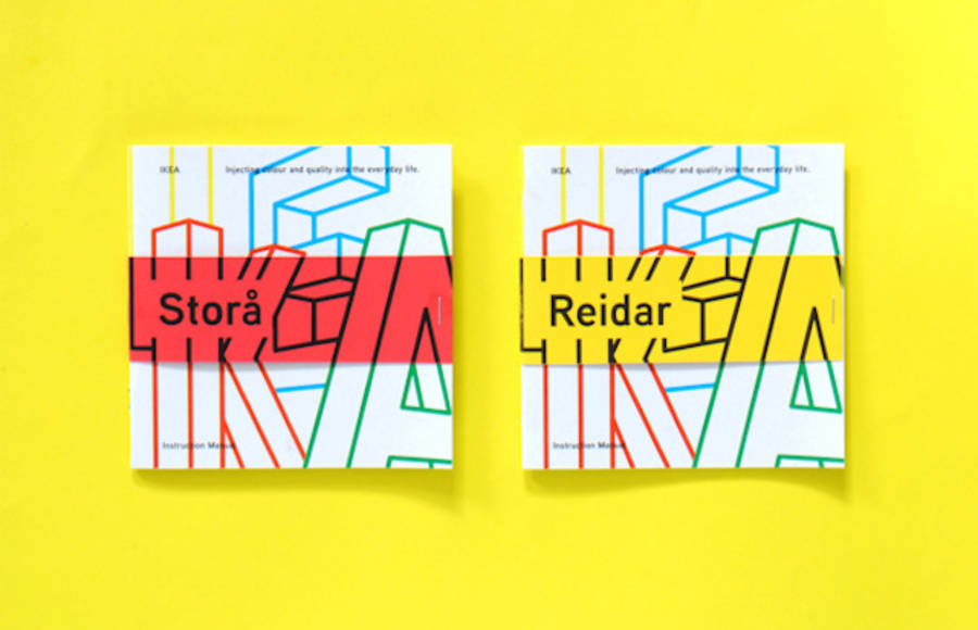 Design Student Creates a Colorful IKEA Identity