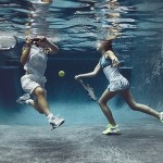 Portraits of Kids Submerged Underwater