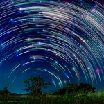 Star trails in Singapore Sky1