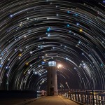 Star trails in Singapore Sky7