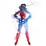 Watercolor Super Heros 5