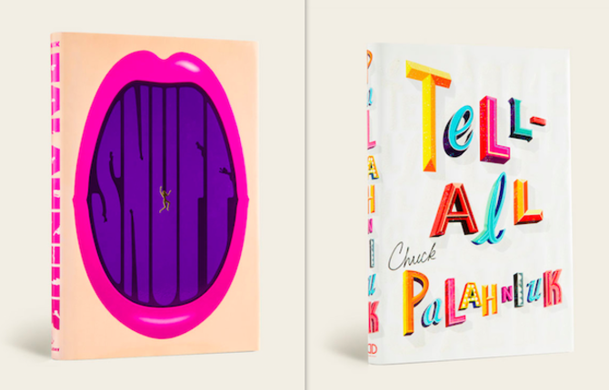 Chuck Palahniuk Redesigned Book Covers