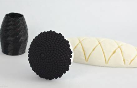 Pomme de Pin, une collection d’accessoires de bureau imprimés en 3D, naturellement inspirés par les graines d’arbres.