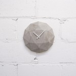 Cairo Star Cut Concrete Clock1