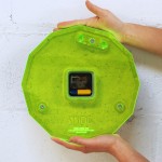 Cairo Star Cut Concrete Clock3
