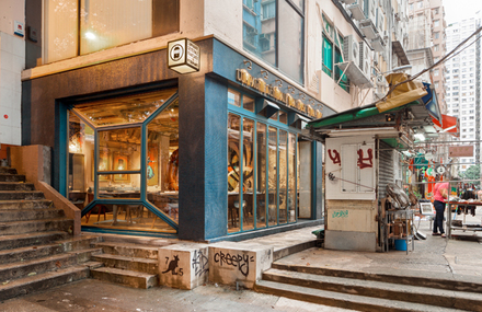 Bibo StreetArt Restaurant in Hong-Kong