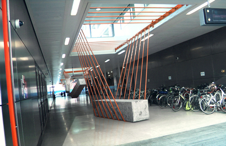 Elasticity Installation in Dalston Junction Station