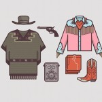 Illustrations Of Costumes Worn By Famous Film Characters 3
