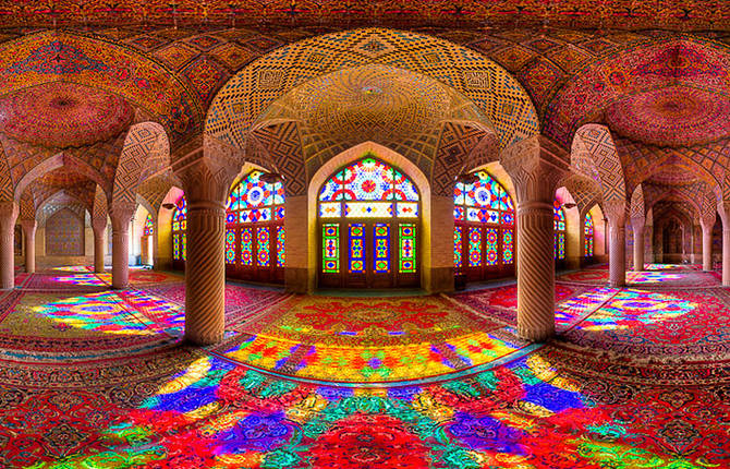 Colorful Iranian Architecture