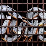 NY Times Logo with Stacks of Mail5