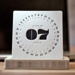 Type Letterpress Desk Calendar by iSkelter5