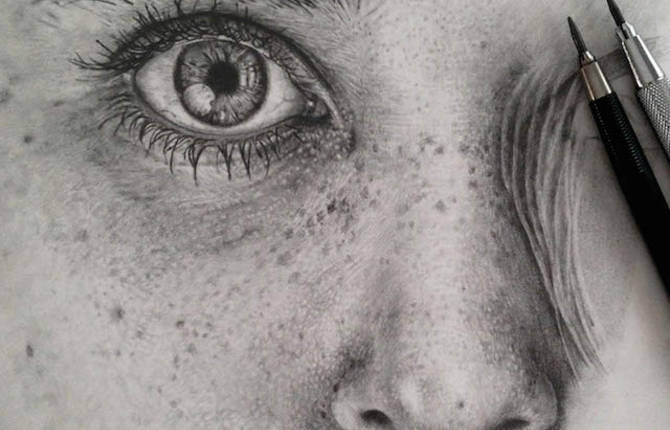 Realistic Pencil Portraits Drawings